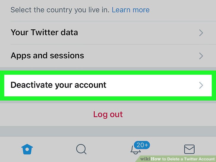 چگونه یک حساب کاربری توییتر را حذف کنیم