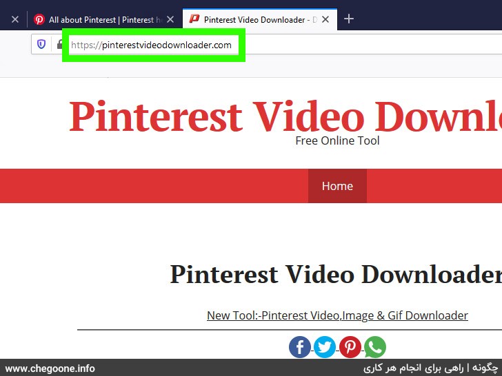 دانلود ویدیو از پینترست Pinterest به 7 روش تضمینی و رایگان + تصاویر