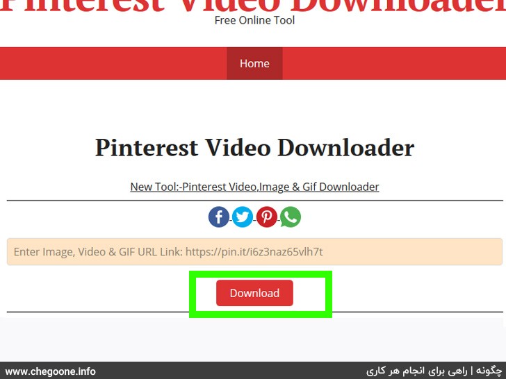 دانلود ویدیو از پینترست Pinterest به 8 روش تضمینی و رایگان + تصاویر