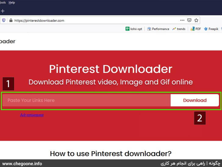 دانلود ویدیو از پینترست Pinterest به 7 روش تضمینی و رایگان + تصاویر