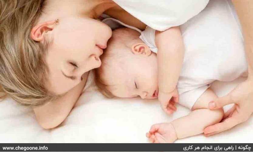 چگونه نوزاد را بخوابانیم چگونه نوزاد را بخوابانیم