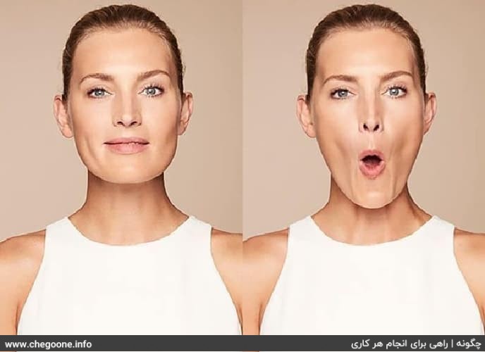 چگونه صورتمان را لاغر کنیم چگونه صورتمان را لاغر کنیم