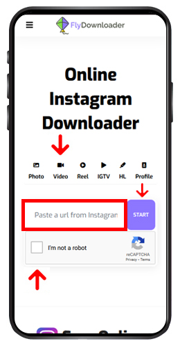 Download video from Instagram with direct link for free