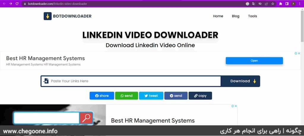 دانلود ویدیو از لینکدین 3