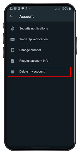 دیلیت اکانت واتساپ؛ آموزش Delete WhatsApp account
