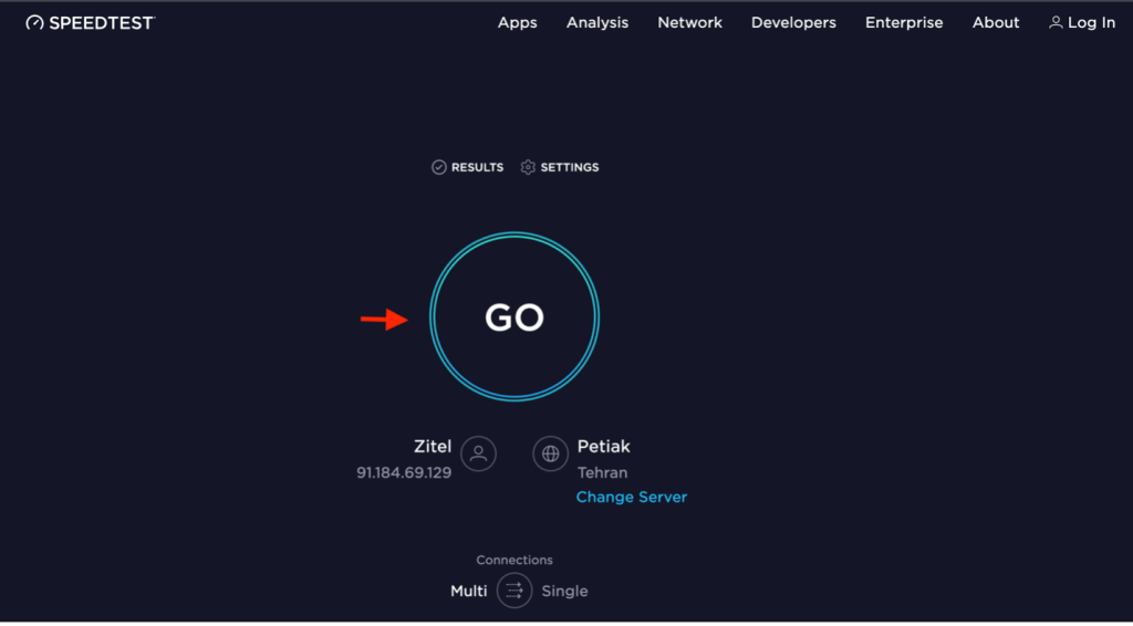 Teaching internet speed test on phone and computer