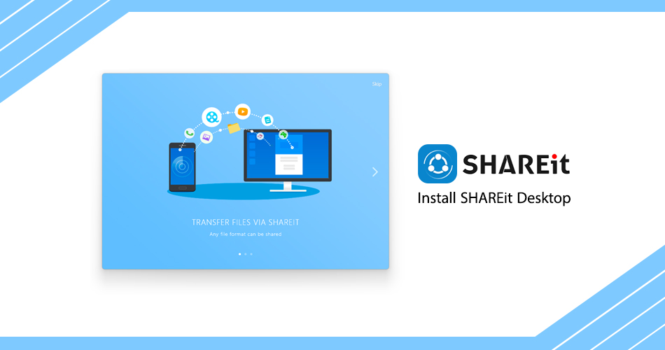 نصب شریت SHAREit برای کامپیوتر و لپ تاپ