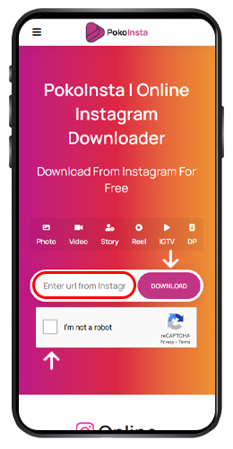 Download video from Instagram with direct link for free